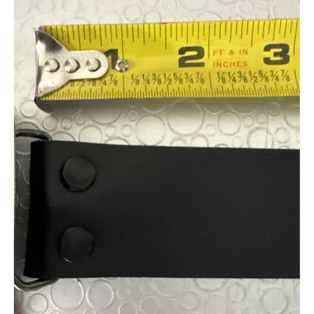 Levis Two Horse Brand Limited Edition Belt Size 44 Men’s Black Leather Workwear